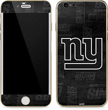 Load image into Gallery viewer, Skinit Decal Phone Skin Compatible with iPhone 6/6s - Officially Licensed NFL New York Giants Black &amp; White Design
