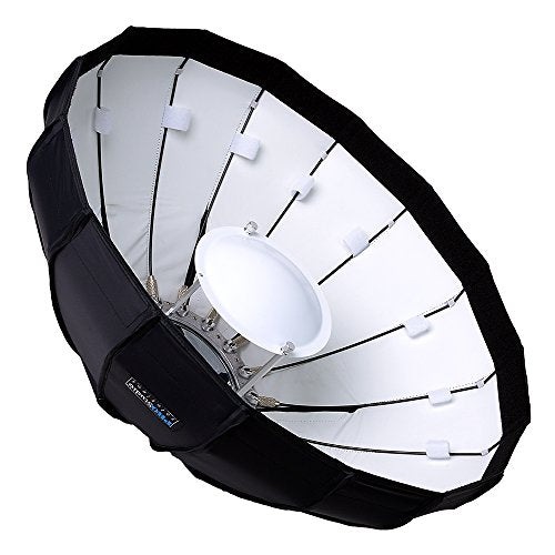 Pro Studio Solutions EZ-Pro 24in (50cm) Collapsible Beauty Dish & Softbox Combination with Norman 900 Speedring for Norman 900, Norman LH & Compatible