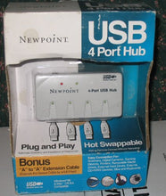Load image into Gallery viewer, Newpoint USB 4-port Hub
