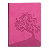 The ESSENTIALS PINK CHERRY BLOSSOM Leather-like Journal by Eccolo -