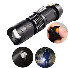 Load image into Gallery viewer, BESTSUN Small Tactical Flashlight 7W 300LM Mini 3-Mode LED Flashlight Torch Adjustable Focus Zoom Light Lamp
