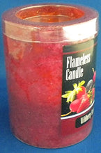 Load image into Gallery viewer, Flameless Wax Candle 4&quot; Mottled Pillar Wildberry

