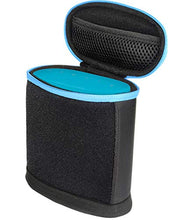 Load image into Gallery viewer, Case for Bose SoundLink Color Bluetooth Speaker II and Bose SoundLink Color Bluetooth Speaker, Portable Sound Through Design, Tailor Made and Easy to go Carabiner, Light Weight (Black with Blue Zip)
