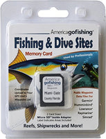 America Go Fishing - Fishing and Dive Sites Memory Card - Miami Dade County Florida
