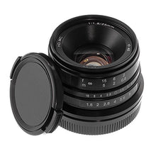 Load image into Gallery viewer, Fotga 25mm f1.8 Manual Focus HD/MC Prime Lens for Canon EOS EF-M Mount M M2 M3 M5 M6 M10 M50 M100 Dslr Cameras Black
