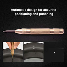 Load image into Gallery viewer, ATOPLEE Automatic Center Punch, Brass Body, 5in
