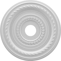 Ekena Millwork CMP19CO Cole Thermoformed PVC Ceiling Medallion, 19