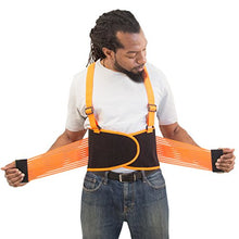 Load image into Gallery viewer, JORESTECH High Visibility Back Support Belt with Reflective Strips (L)

