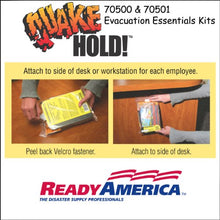 Load image into Gallery viewer, Quakehold! 70501 Evacuation Essentials Plus Kit

