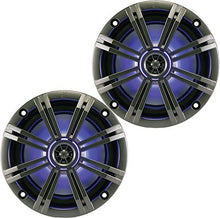 Load image into Gallery viewer, Kicker Km654 Lcw (41 Km654 Lcw) 6.5 Inch 2 Way Marine Speaker Pair With Built In Led Lighting
