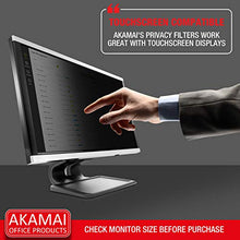 Load image into Gallery viewer, 23.8&quot; Akamai Computer Privacy Screen (16:9) - Black Security Shield - Desktop Monitor Protector - UV &amp; Blue Light Filter
