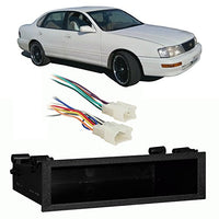 Compatible with Toyota Avalon 1995 1996 1997 1998 1999 Single DIN Stereo Harness Radio Install Dash Kit Package
