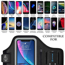 Load image into Gallery viewer, LOVPHONE iPhone 13 Pro/13/ iPhone 12 Pro/12/ iPhone 11 Pro Max/11 Pro/iPhone Xs Max/XR Armband,Waterproof Sport Outdoor Gym Case with Running Key Holder Card Slot Phone Case Bag Armband (Gray)
