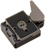 Manfrotto 323 RC2 Rapid Connect Adapter with 200PL-14 Quick Release Plate - Replaces 3299-Black
