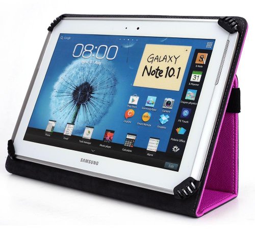 Vulcan Challenger II 8 Inch Tablet Case - UniGrip Edition - by Cush Cases (Hot Pink)