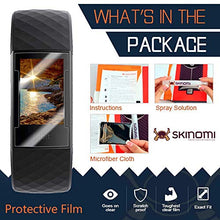 Load image into Gallery viewer, Skinomi TechSkin [6-Pack] (Charger Friendly) Clear Screen Protector for Fitbit Charge 3 [Design 2] [Full Coverage] Anti-Bubble HD TPU Film

