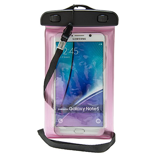 Protective Dry Bag Case Waterproof Cell Phone Pouch (Pink) for Nokia 2.2, 6.1 Plus, 3.1, X6, 6.1, 8 Sirocco