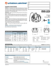 Load image into Gallery viewer, Lithonia Lighting RO8WR RV Open LED Down Lighting Trim, 8-Inch, White
