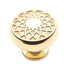 Load image into Gallery viewer, Baldwin 4636030 Couture Cabinet Knob in Bright Brass
