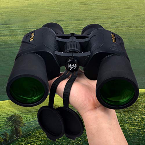 Binoculars Low Light Level Night Vision HD High Waterproof and Anti-Fog Field Observation BAK4 Prism Suitable for Hiking, Tourism, Field Observation, Watching Concert, Adventure (Size : E1050)