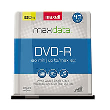 Load image into Gallery viewer, Maxell 16x DVD-R Media - 4.7GB - 100 Pack
