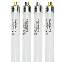 Skylight T5 Bulb 54W 4 FT High Output (HO) Fluorescent Grow Light Lamp Fixture Replacement Bulbs (4 Count, Bloom 3000K Red Warm)