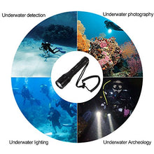 Load image into Gallery viewer, SecurityIng Waterproof 1000 Lumens XM-L2 LED Diving Flashlight UnderWater 150m Depth Bright LED Lighting Lamp Dive Lights Torch for Diving
