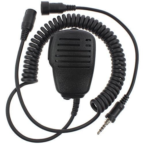 KENMAX Professional Waterproof IP54 Shoulder Remote Speaker Mic Microphone with PTT for Yaesu VX-6R VX-7E VX-120 VX-177 FT-270R