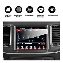 Load image into Gallery viewer, RUIYA 2017 Ram Dodge Durango Uconnect 8.4-Inches Car Navigation Protective Film,Uconnect Clear Tempered Glass HD and Protect your Eyes
