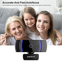 Load image into Gallery viewer, PAPALOOK AF925 1080p Autofocus Webcam with Microphone, Full HD Video Calling and Conferencing, Plug and Play, Works with Skype, Zoom, FaceTime, Hangouts, PC/Laptop/MacBook/Tablet
