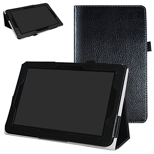 Verizon Ellipsis 10 Case,Mama Mouth PU Leather Folio 2-Folding Stand Cover for 10.1