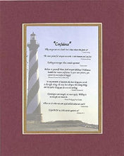Load image into Gallery viewer, GoodOldSaying - Poem for Motivations - Confidence Poem on 11 x 14 inches Double Beveled Matting (Burgundy)
