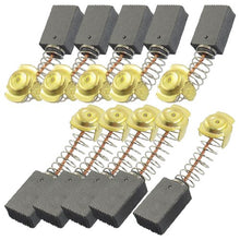 Load image into Gallery viewer, uxcell 10 Pcs 43/64&quot; x 7/16&quot; x 7/25&quot; Power Tools Motor Parts Carbon Brushes
