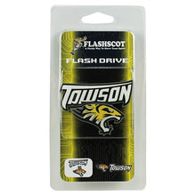 Load image into Gallery viewer, Flashscot Collegiate Towson Tiger Logo Shape USB Drive, Towson, 4GB
