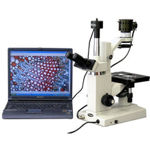 Load image into Gallery viewer, AmScope IN200B-9M Inverted Tissue Culture Microscope 40X-800X + 9M Camera
