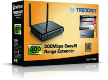 Load image into Gallery viewer, TRENDnet N300 Wireless High Power Easy-N Range Stand Alone Wi-Fi Extender, TEW-736RE
