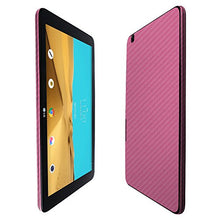 Load image into Gallery viewer, Skinomi Pink Carbon Fiber Full Body Skin Compatible with LG G Pad II 10.1 (Full Coverage) TechSkin with Anti-Bubble Clear Film Screen Protector
