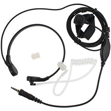 Load image into Gallery viewer, Tenq Throat Mic Microphone Covert Acoustic Tube Earpiece Headset with Finger PTT for Yaesu Vertex Vx-6r 6e 7r 7e Two Way Radio Walkie Talkie 1pin
