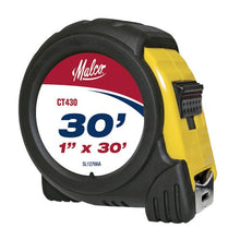Load image into Gallery viewer, Malco CT430 1-Inch By 30-Feet Non-Magnetic Tape Measure
