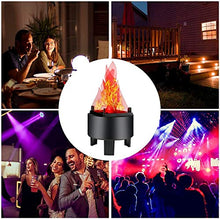 Load image into Gallery viewer, TOPCHANCES 3D Fake Flame Lamp,110V Electric Campfire Artificial Flickering Flame Table Lamp Fake Fire Light Realistic Flame Stage Effect Light for Halloween Christmas Party Festival Decoration

