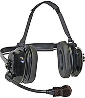 Klein Electronics TITAN-FLEX Titan-FlexBoom Headset; Extreme High-Noise, Dual-Muff Headset with FlexBoom Microphone, Foam Pads and Black Earshells; Universal 5-pin Cable Connector