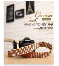 Load image into Gallery viewer, Ciesta CSS-F38-015 Fabric Camera Strap (Bishop Brown) for Toy Camera DSLR Mirrorless Camera
