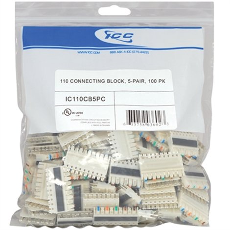 ICC IC110CB5PC 110 Connecting Block - 5 Piece
