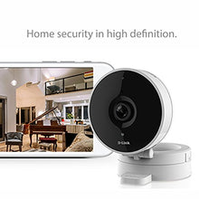 Load image into Gallery viewer, D-Link HD WiFi Indoor Security Camera, Cloud Recording, Motion Detection &amp; Night Vision, Amazon Alexa (Echo Show/Echo Spot/Fire TV), Google Assistant (Chromecast) (DCS-8010LH-US) White/Black
