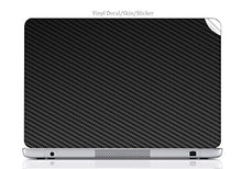 Load image into Gallery viewer, Laptop Vinyl Decal Sticker Skin Print Carbon Fiber Black Grey Pattern Background fits Latitude E6520

