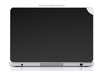 Laptop Vinyl Decal Sticker Skin Print Carbon Fiber Black Grey Pattern Background fits Latitude E6520