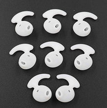 Load image into Gallery viewer, ALXCD Eargel Tips for Samsung S7 Headphone Ear Tips, 4 Pair White Anti-Slip Silicone Replacement Ear Tips for Galaxy S7edge S7 S6edge, Level U EO-BG920 Bluetooth Earphone [Sport] (White 4 Pair)
