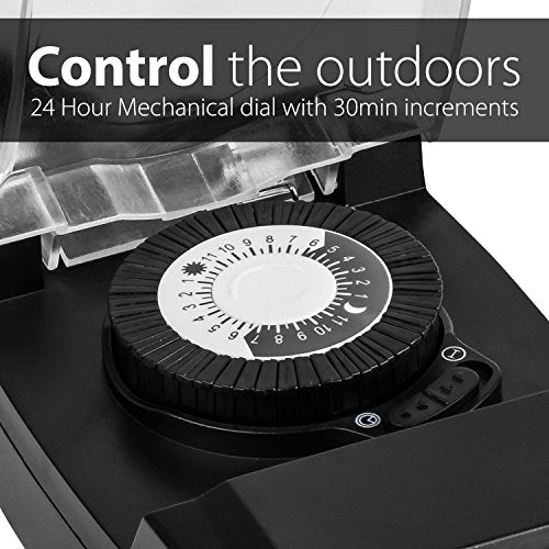 Fosmon 24 Hour Timer Outlet, Timer for Electrical Outlets