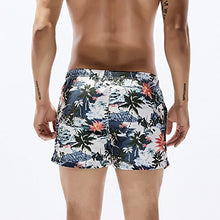 Load image into Gallery viewer, Men Swimwear Shorts,Hemlock Men Boy Camouflage Shorts Beach Trunks Briefs Pants Stretchy Printed Shorts (L, White-2)
