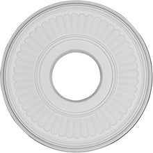Load image into Gallery viewer, Ekena Millwork CMR12BE 11.5 x 3.5 x 1 in. Berkshire Ceiling Medallion Primed
